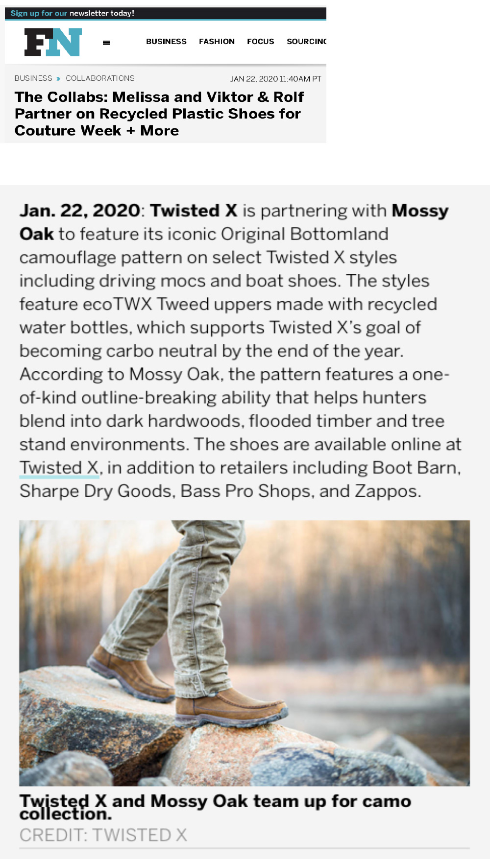 Twisted X Partners with Mossy Oak