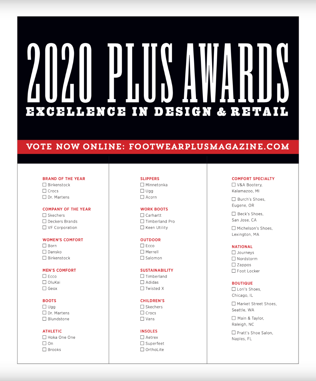 2020 Plus Awards: Excellence in Design