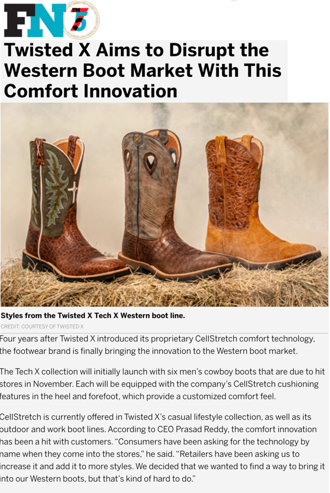 Twisted X Aims to Disrupt the Western Boot Market With This Comfort Innovation