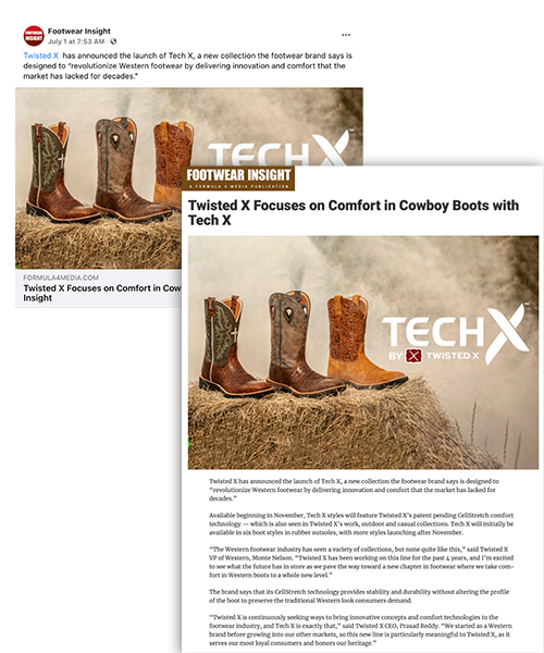 Twisted X Focuses on Comfort in Cowboy Boots with Tech X