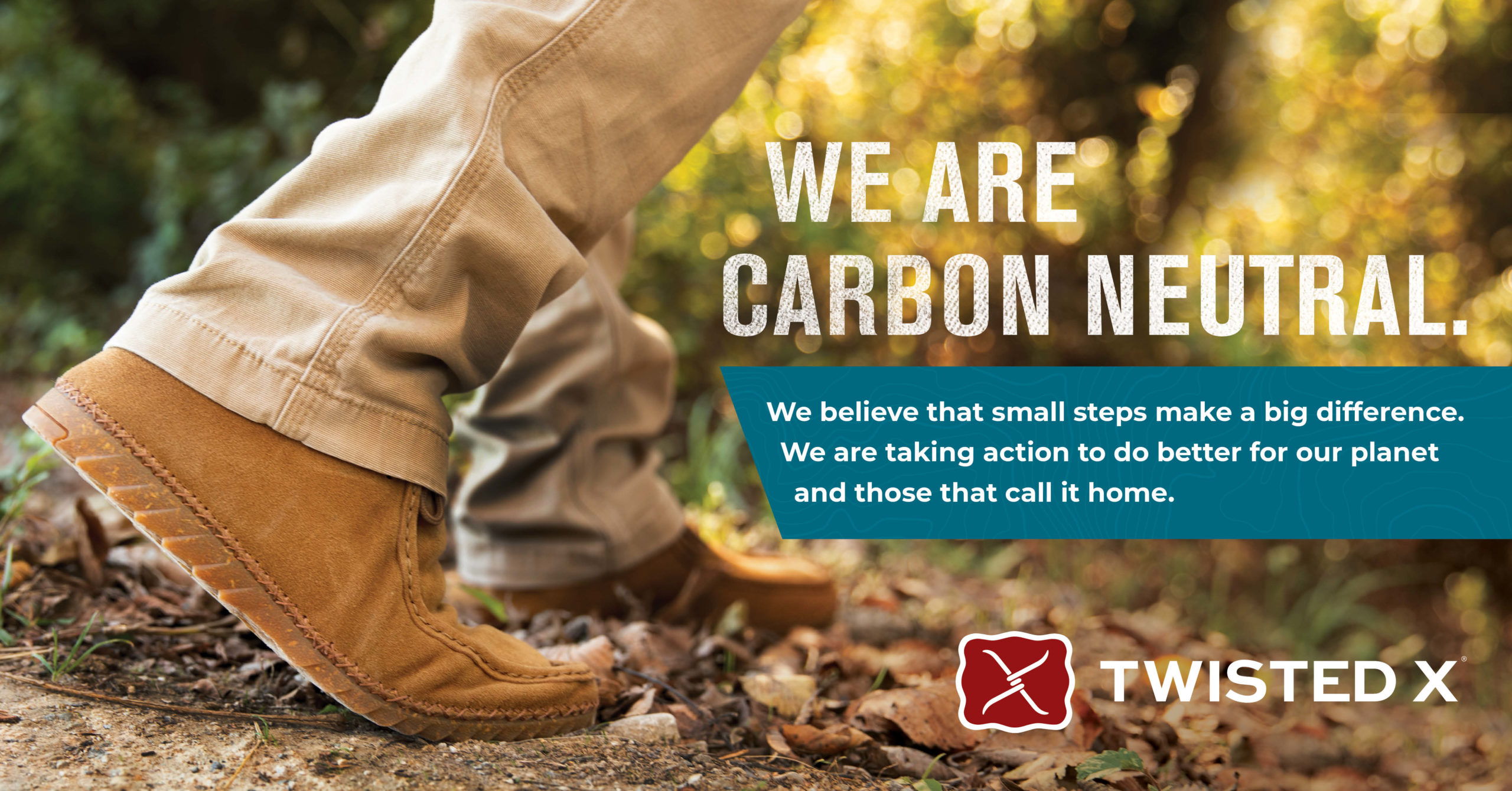 Twisted X® Reaches Carbon Neutrality, Continuing Quantifiable Impact To Better The Environment