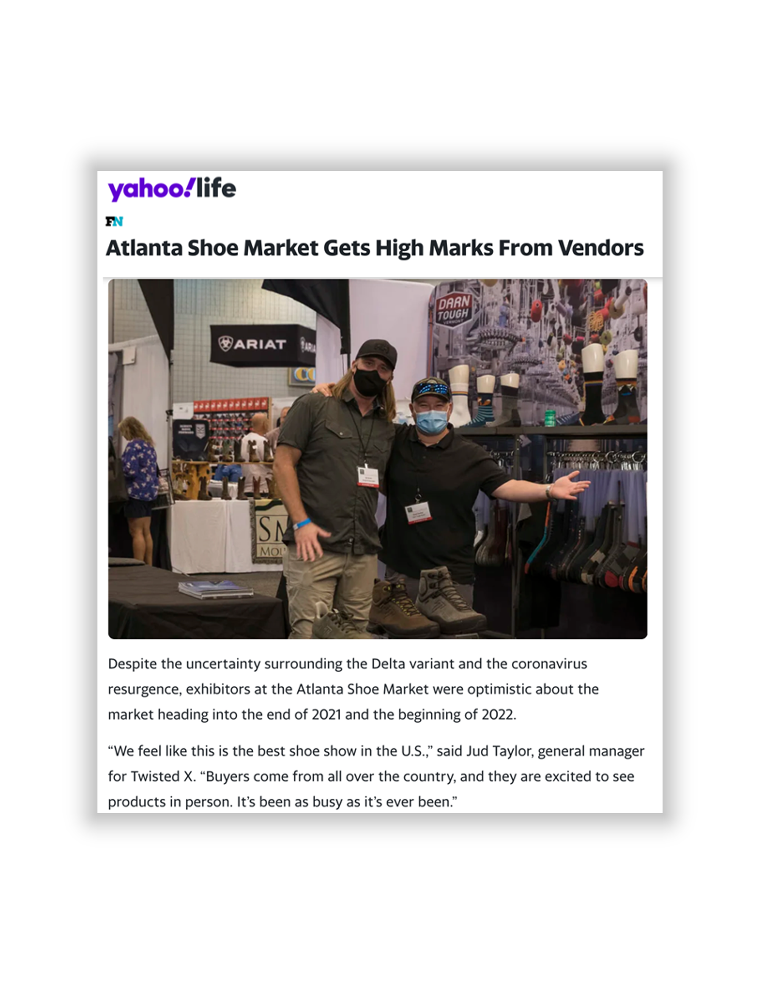 Atlanta Shoe Market Gets High Marks From Vendors